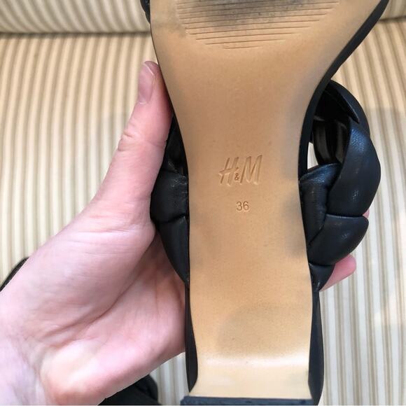 H&M Quilted Faux Leather Sandal Heels - Picture 10 of 10